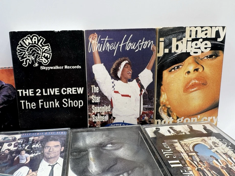 Cassette Lot of 16 - 2 Live Crew The Funk Shop, Eurythmics, U2, Huey Lewis - Imagem 2 de 4