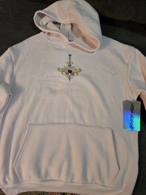 NWT Urban Weekend Pink Hoodie   New York Dagger Embroidery