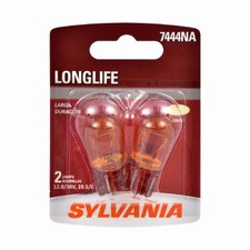 7444NA Long Life: Amber Mini Bulb, 7444NALL BP2, 2-Pk. - 34560