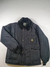 REFRIGIWEAR  Men's Polar Jacket, Nylon, Zipper, Black, XL