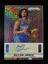 Dillon Jones 2024-25 Panini Prizm Deca Rookie Auto Mojo /25 OKC Thunder