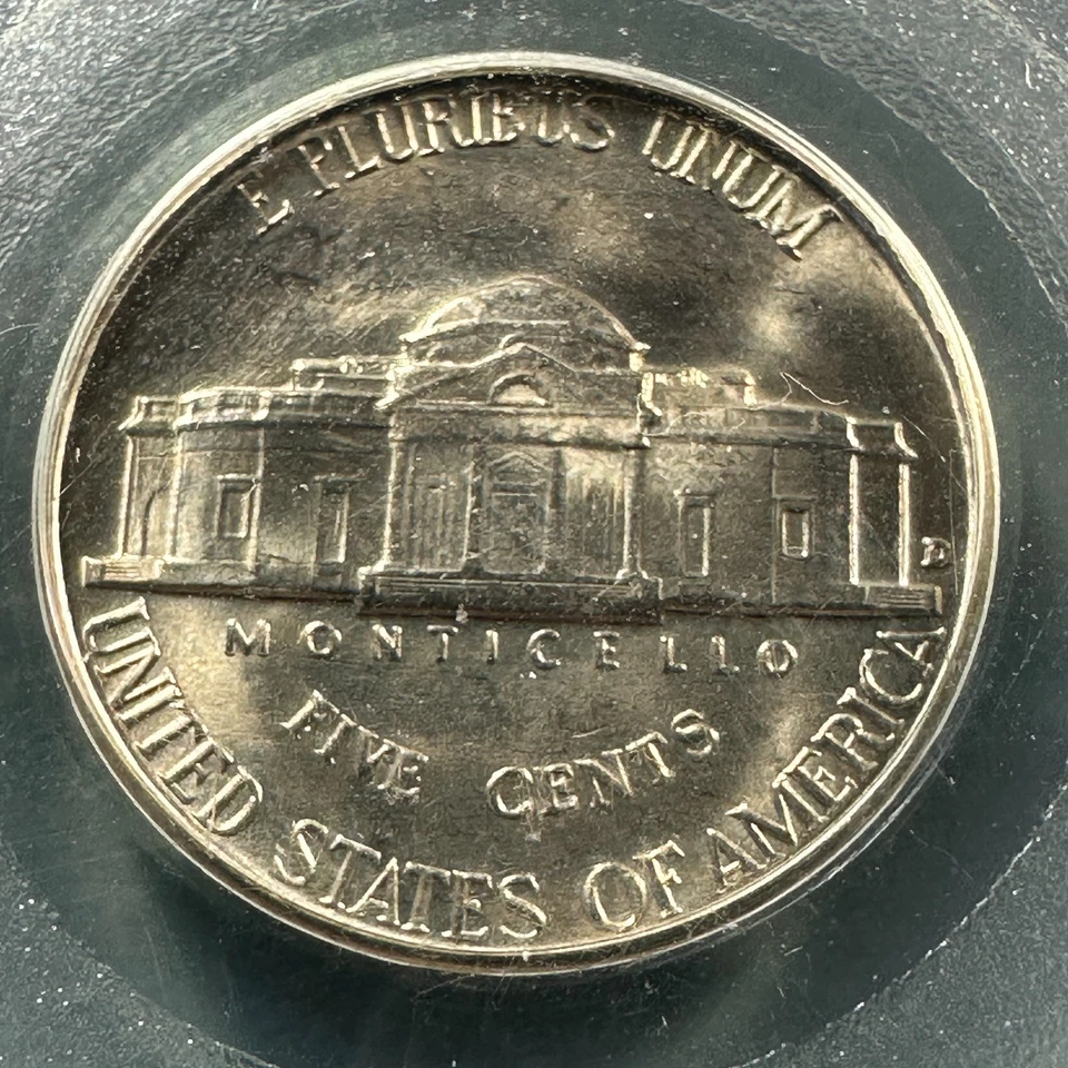 1939-D 5C Jefferson Nickel PCGS MS65, Old Green Holder (86705) - Image 4 of 4