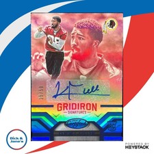2016 Panini Certified Kendall Fuller Gridiron Signatures Mirror Blue /50 RC Auto