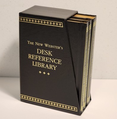 The New Webster's Desk Reference Library 3 Volume Boxed Set - Dictionary 1993