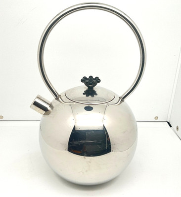 Matteo Thun for WMF Cromagan TEAPOT with INFUSER, 1989 Edition King Series RETRO