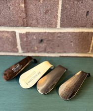 Vintage Shoe Horn Lot Advertisement Pic  Pay, Sears, Famous Footwear