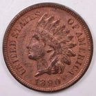 1890 Indian Head Cent, Extra Fine Circulated Coin, Store #CT1101