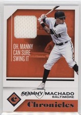 2018 Panini Chronicles Swatches Purple /10 Manny Machado #CS-MM uk2