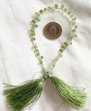 Faceted Pear Shaped Natural Green Peridot Gemstones. Bought From Jewellery Maker