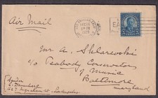 1929 cover E Danenberg Los Angeles to Peabody Conservatory of Music Baltimore MD