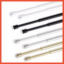 Aste Astine Bastone per Tenda Tendine Finestra da Interno Bacchette Pali a Molla