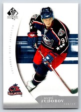#30 Sergei Fedorov, Columbus Blue Jackets 2005-06 SP Authentic Base