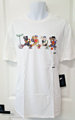 Nike NYC T Shirt James SB pigeon Federer CJ6990-100 White Size XL