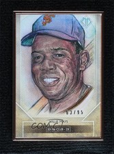 2020 Topps Transcendent Collection Reproductions /95 Willie Mays HOF Sketch 1y9
