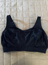 NWOT Wacoal 857105 Full-Figure Wireless Bra Size 36DDD, Black