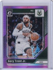 Gary Trent Jr. - 2024-25 Donruss Optic - Hyper Pink Prizm - #166 - Bucks