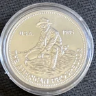 ENGELHARD 1985 "American Prospector" 1ozt .999 Fine Silver Round BU *IN CAPSULE*