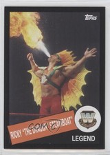 2015 Topps Heritage WWE Legend Black Ricky The Dragon Steamboat #38 6ns