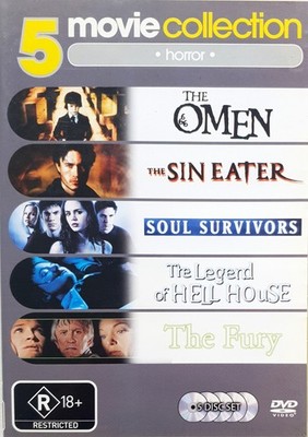 The Omen-The Sin Eater-Soul Survivors-The Legend of Hell House-The Fury DVD R4