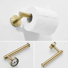 Bathroom Hardware Set Accessories Gold Shelf Robe Hook Hanger Towel Rail BarRack