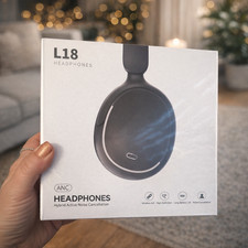 Wireless Noise Cancelling Headphones Bluetooth Over Ear ANC Long Battery Life