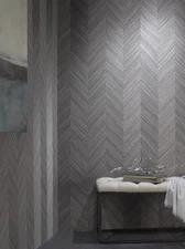 PHILLIP JEFFRIES 4273 Against The Grain Midnight Marquetry 16 Yards SEE DETAILS