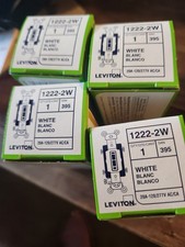 Leviton 1222-2W Switch 12222W (Pack of 4)