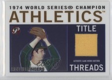 2005 Topps Pristine Legends Title Threads Relics Rollie Fingers #TT-RF HOF a8r