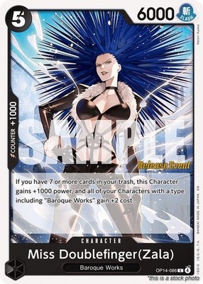 Miss Doublefinger(Zala) [OP14 RE - OP14-086] - NM TCG One Piece