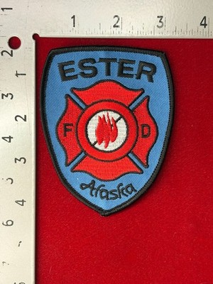 ''ESTER ALASKA FIRE DEPARTMENT'' SHOULDER PATCH, (NEW/UNUSED)