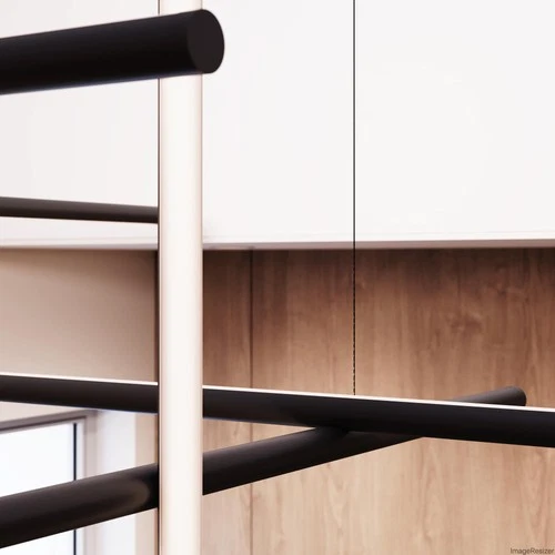 Sonneman 2106 Labyrinth 61"W LED Abstract Chandelier - Black - Picture 6 of 12