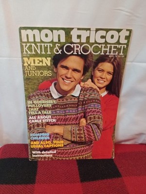 Mon Tricot Knitting Pattern Magazine May  1976 Vintage Tennis Fashions Layette +