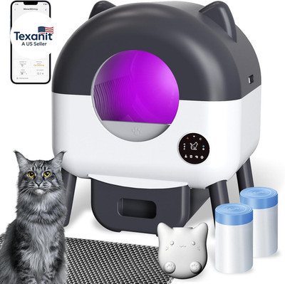 Automatic Self Cleaning Litter Box,  Extra Large Automatic Cat Litter Box Self C