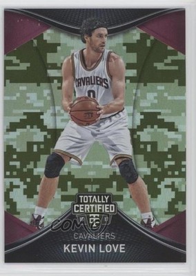 2016-17 Panini Totally Certified Camo 4/25 Kevin Love #45 9o3