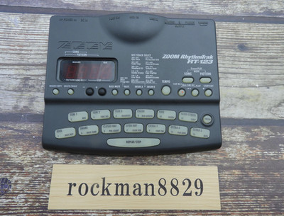 Zoom RT-123 RhythmTrak Drum Machine Bass Synth Rhythm machine used from japan