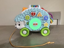 Fisher Price Linkimals HAPPY SHAPES HEDGEHOG Pull Toy Lights Music 2018 Works