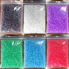 Wholesale 110g 4500pcs 2.2x3mm Faceted Glass Seed Beads Jewelry Making DIY