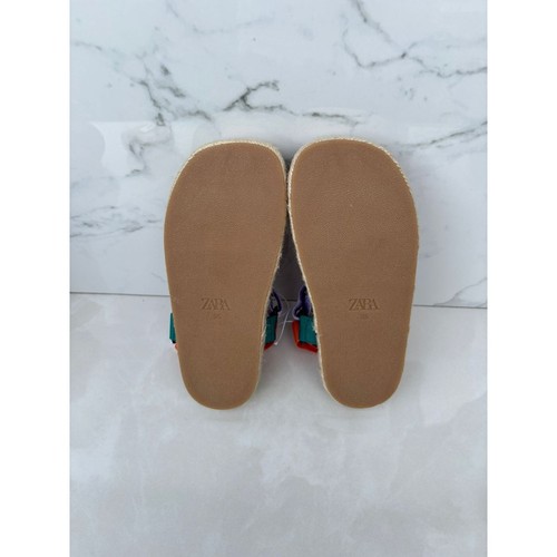 Zara Girls Favorite Fashionable Strappy Sandals Multicolor Size 35 - Picture 8 of 8