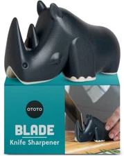 OTOTO Blade Knife Sharpener BPA-free & Dishwasher Safe Kitchen Compact