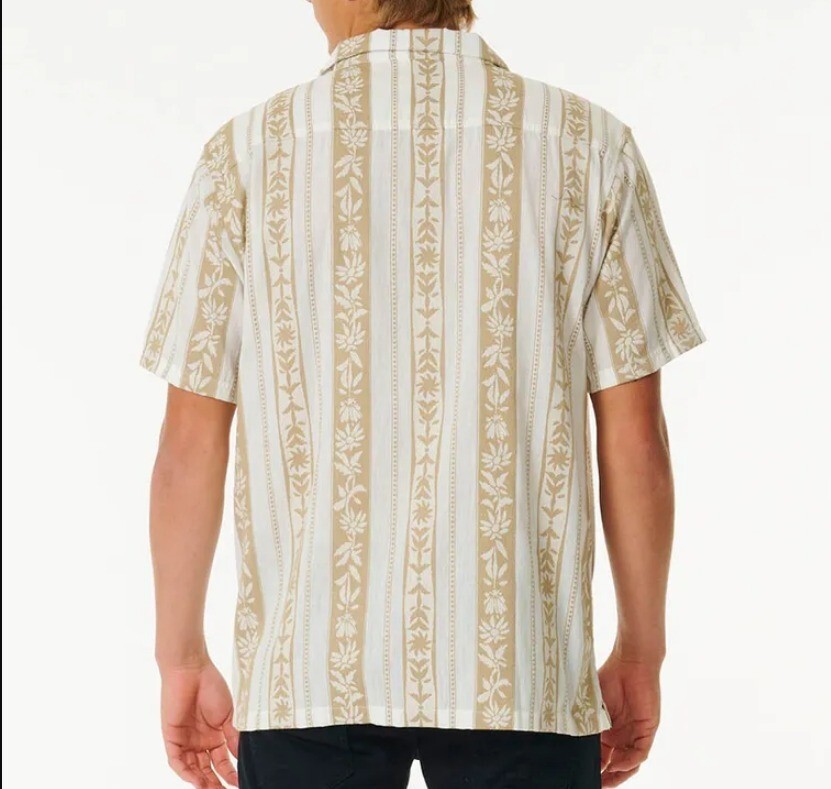 RIP CURL Men's TOPANGA Vert Stripe S/S Woven Button Shirt