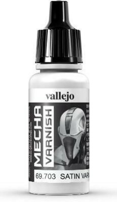 Vallejo Paint 17ml Bottle Satin Varnish Mecha Color