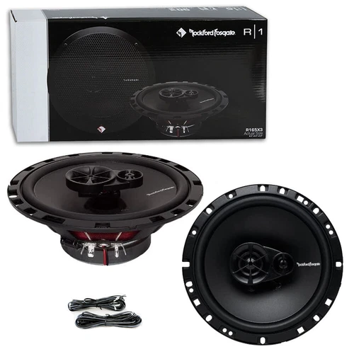 Rockford Fosgate R165X3 6.5" 6.5 inch 3-way Car Audio Coaxial Speakers 45W RMS
