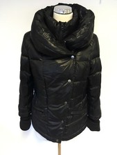 Oui Moments Black Padded Jacket Size 10
