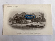 Wateredge Hotel Ambleside Lake Windermere Cumbria External View  Advertising