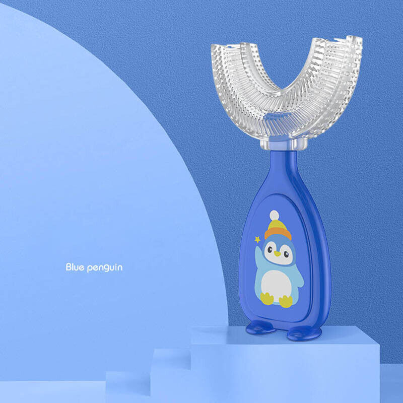 Kids Soft Silicone Finger Toothbrush Cleaning Brush Oral Infant