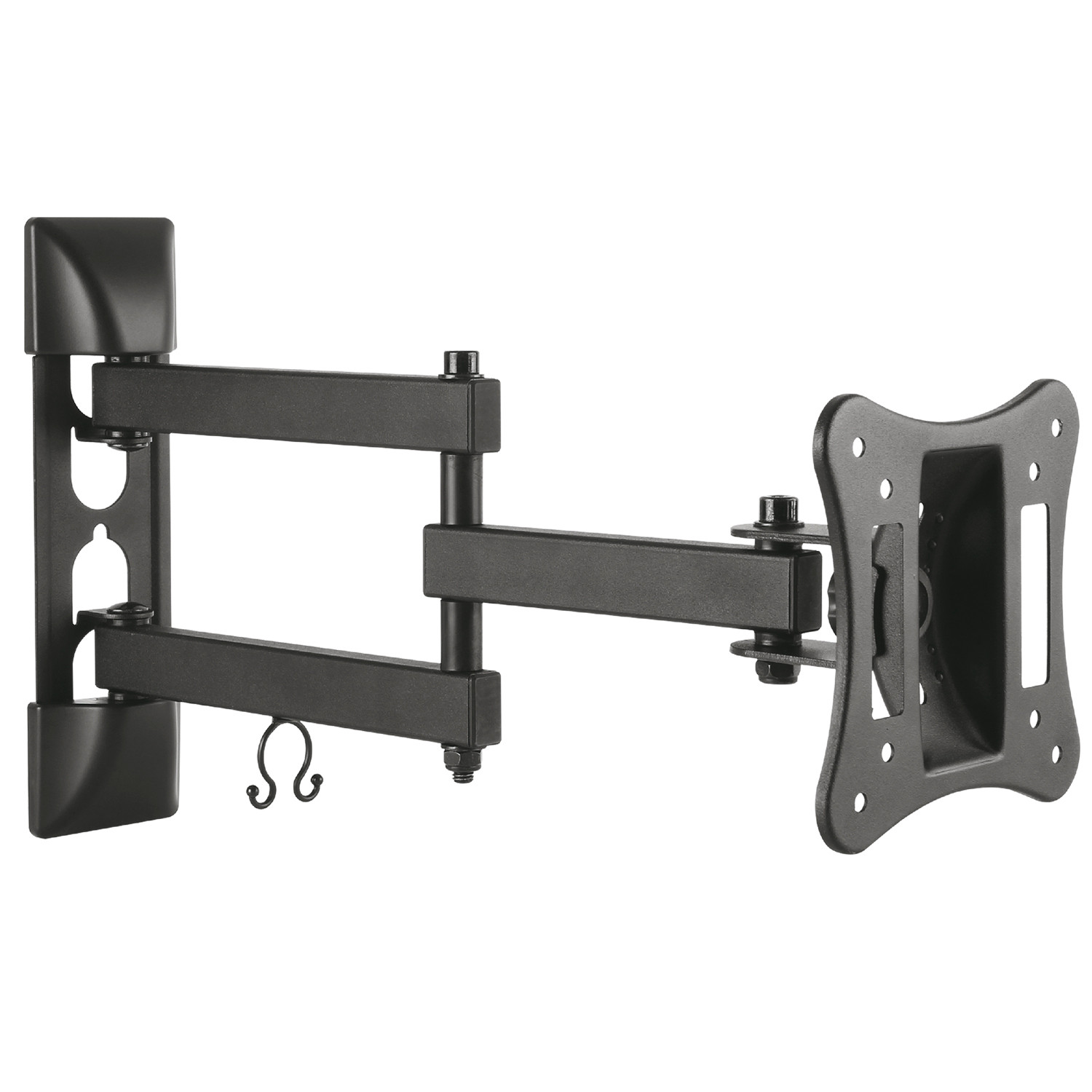 Support mural TV LCD LED 13 à 27 pouces orientable inclinable charge 15kg