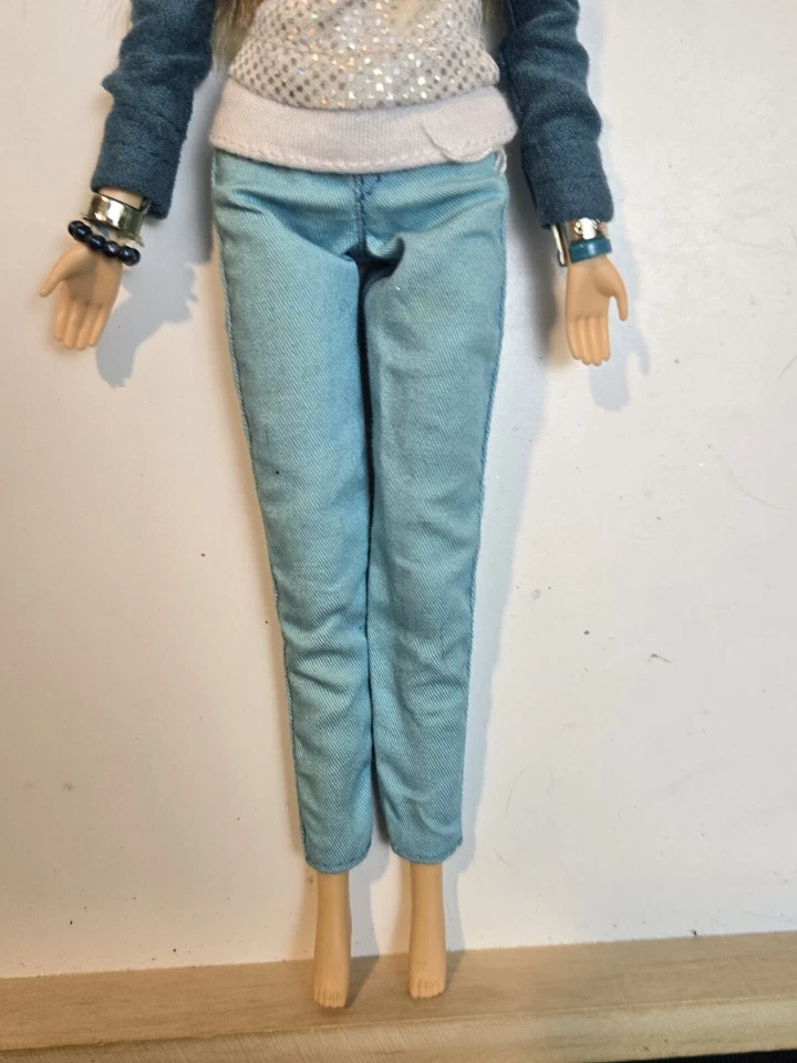 Disney Hannah Montana Muñeca Live in Concert Barbie Jeans Azul Antiguo Sin Probar C82 Foto 2 de 4