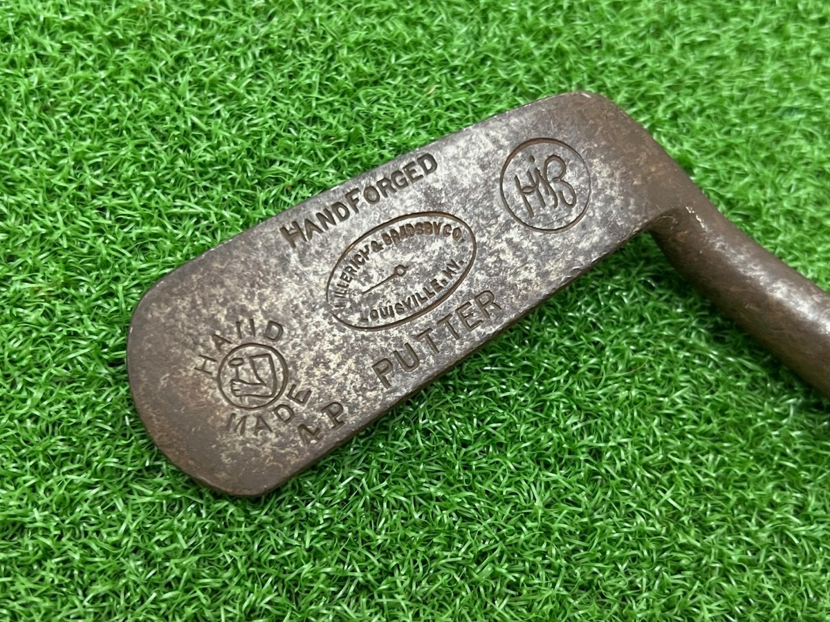 1920's Hillerich & Bradsby Co H&B HAND FORGED 4P PUTTER