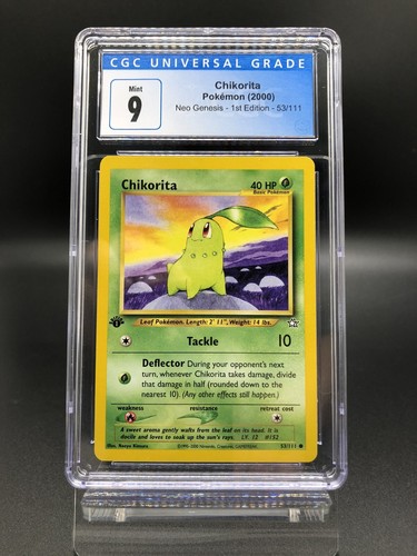 Chikorita (1st Edition) graded CGC 9 for sale on eBay