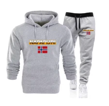 Tuta felpa maglia uomo sportiva Jogging sport cappuccio + pantalone vari colori